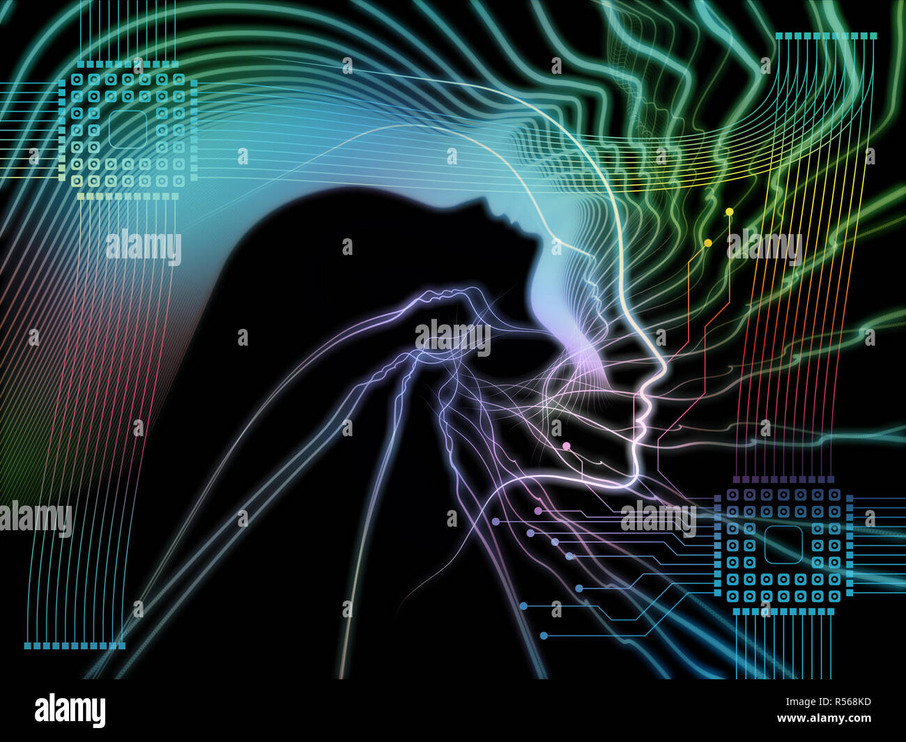 Advance of Machine Consciousness Stock Photo - Alamy