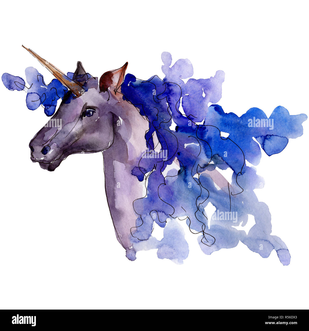 Cute purple unicorn horse isolated. White background illustration set. Fairytale children sweet dream Stock Photo - Alamy Cute purple unicorn horse isolated. White background illustration set. Fairytale children sweet dream Stock Photo - Alamy