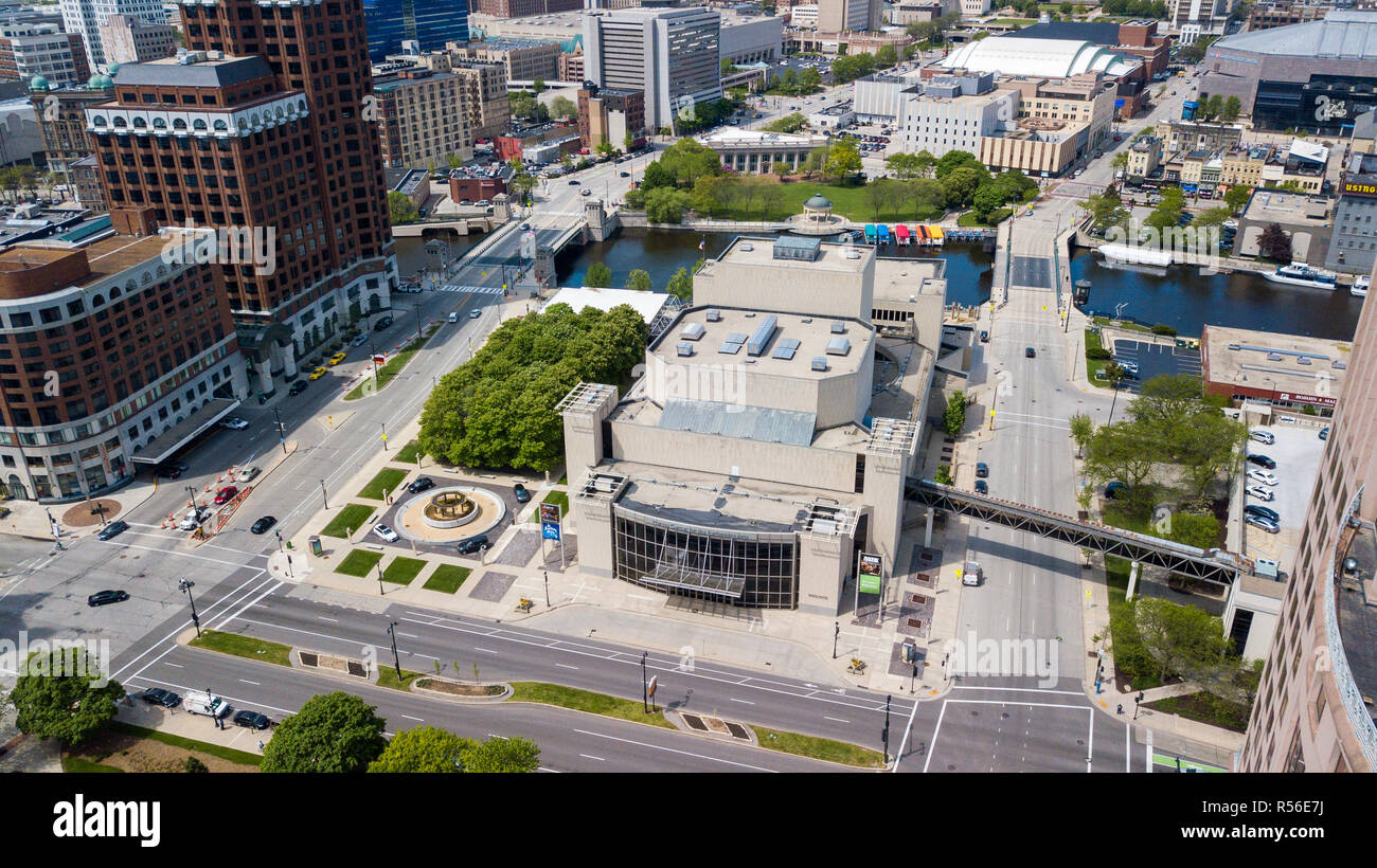 Marcus Center for the Performing Arts, Milwaukee, WI, USA Stock Photo