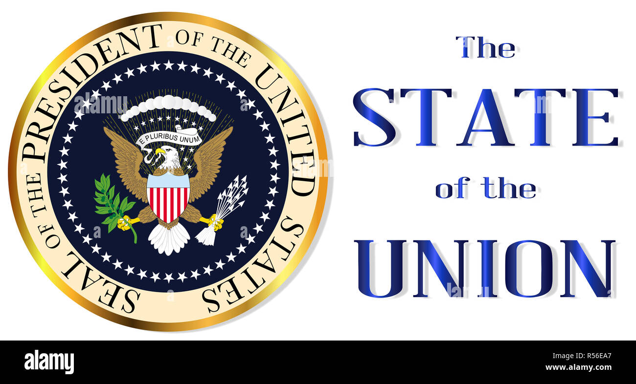 State of the Union Isolation Stock Photo Alamy