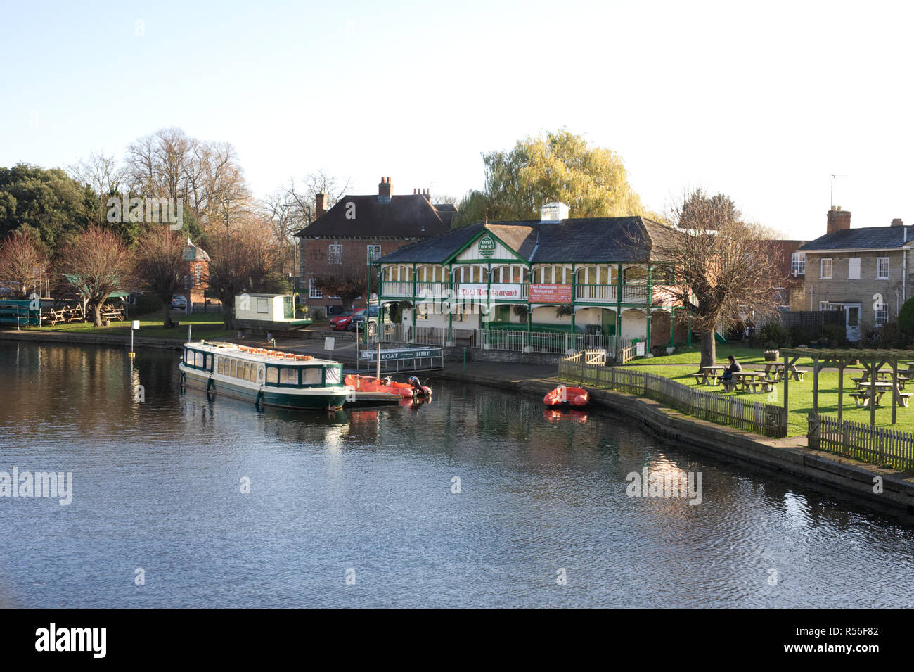 The Thai Boathouse Restaurant at Stratford upon Avon. Stock Photo