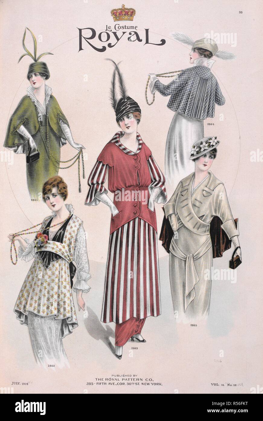 Womens Fashion 1914 High Resolution Stock Photography and Images - Alamy