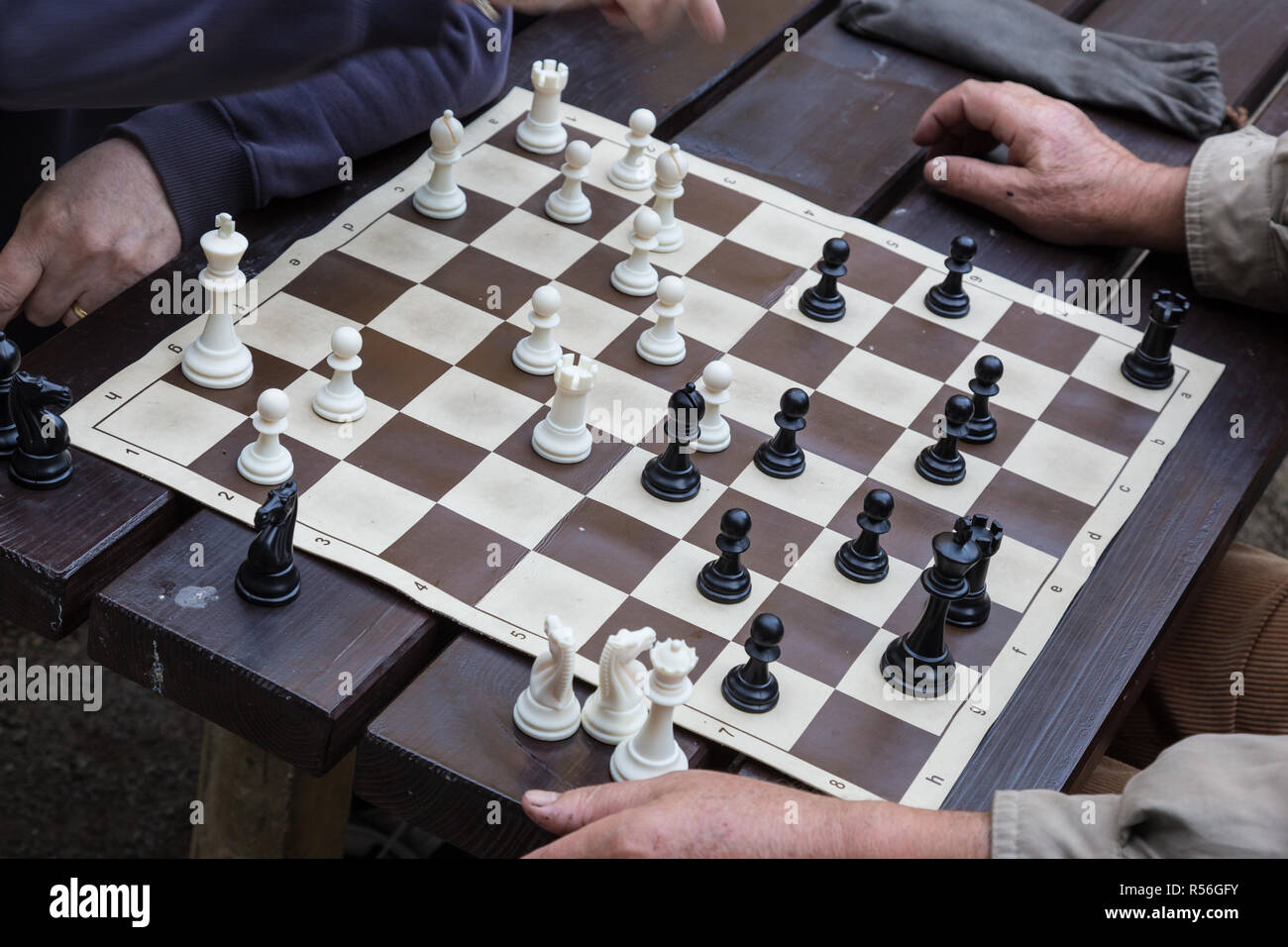 Human chess board hi-res stock photography and images - Alamy