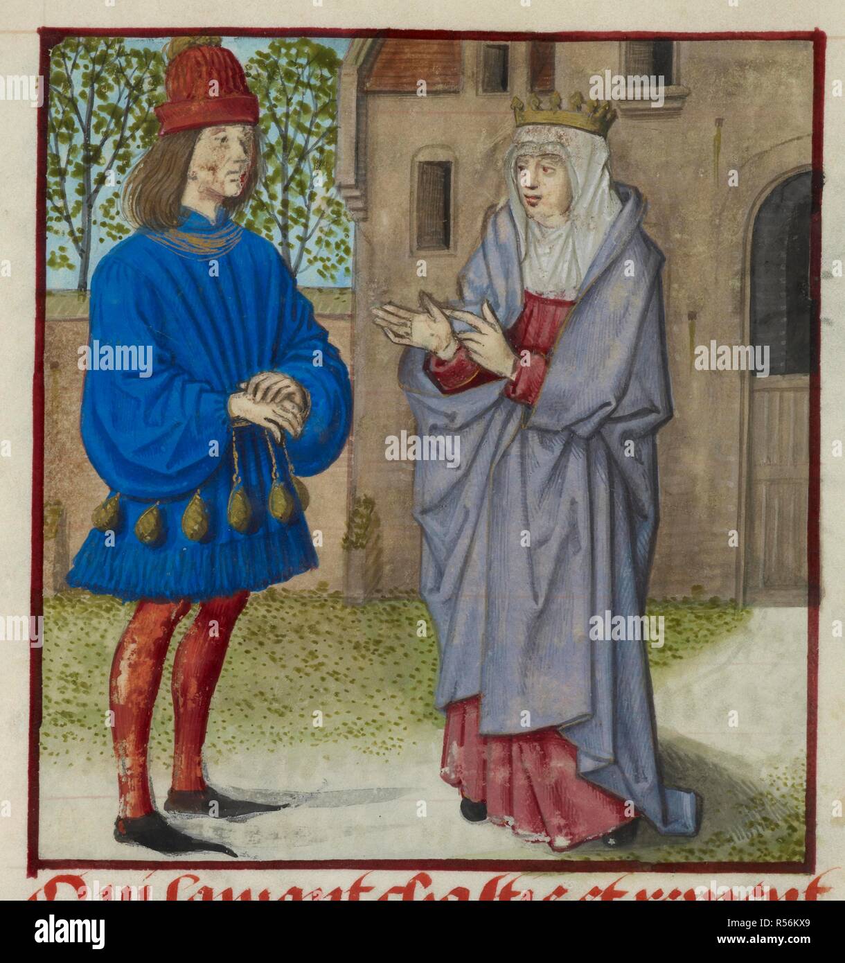 Roman de la rose lovers hi-res stock photography and images - Alamy