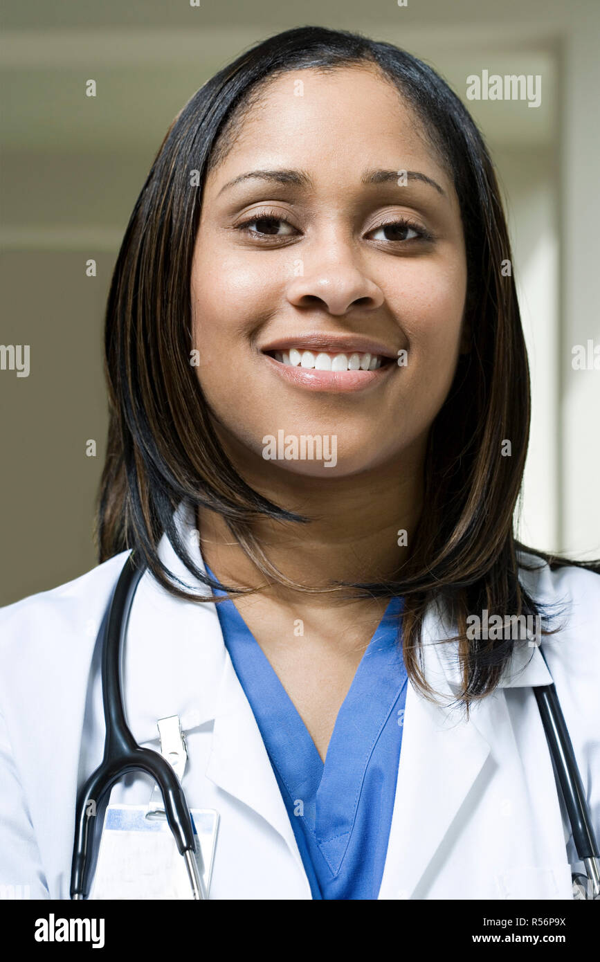 Female hospital doctor Stock Photo - Alamy