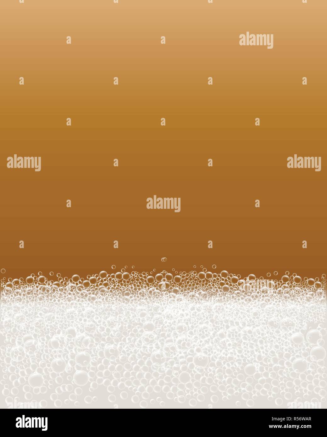 Soap bubble foam concept background. Realistic illustration of soap bubble foam vector concept background for web design Stock Vector