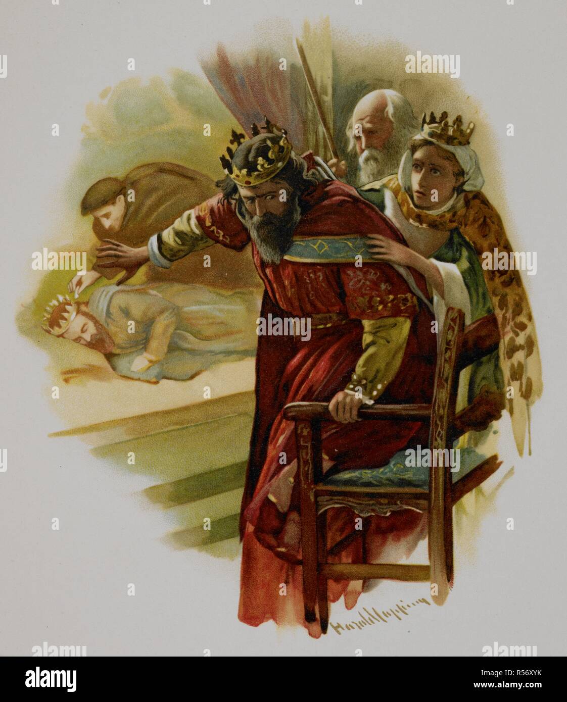 Hamlet king claudius gertrude hires stock photography and images Alamy