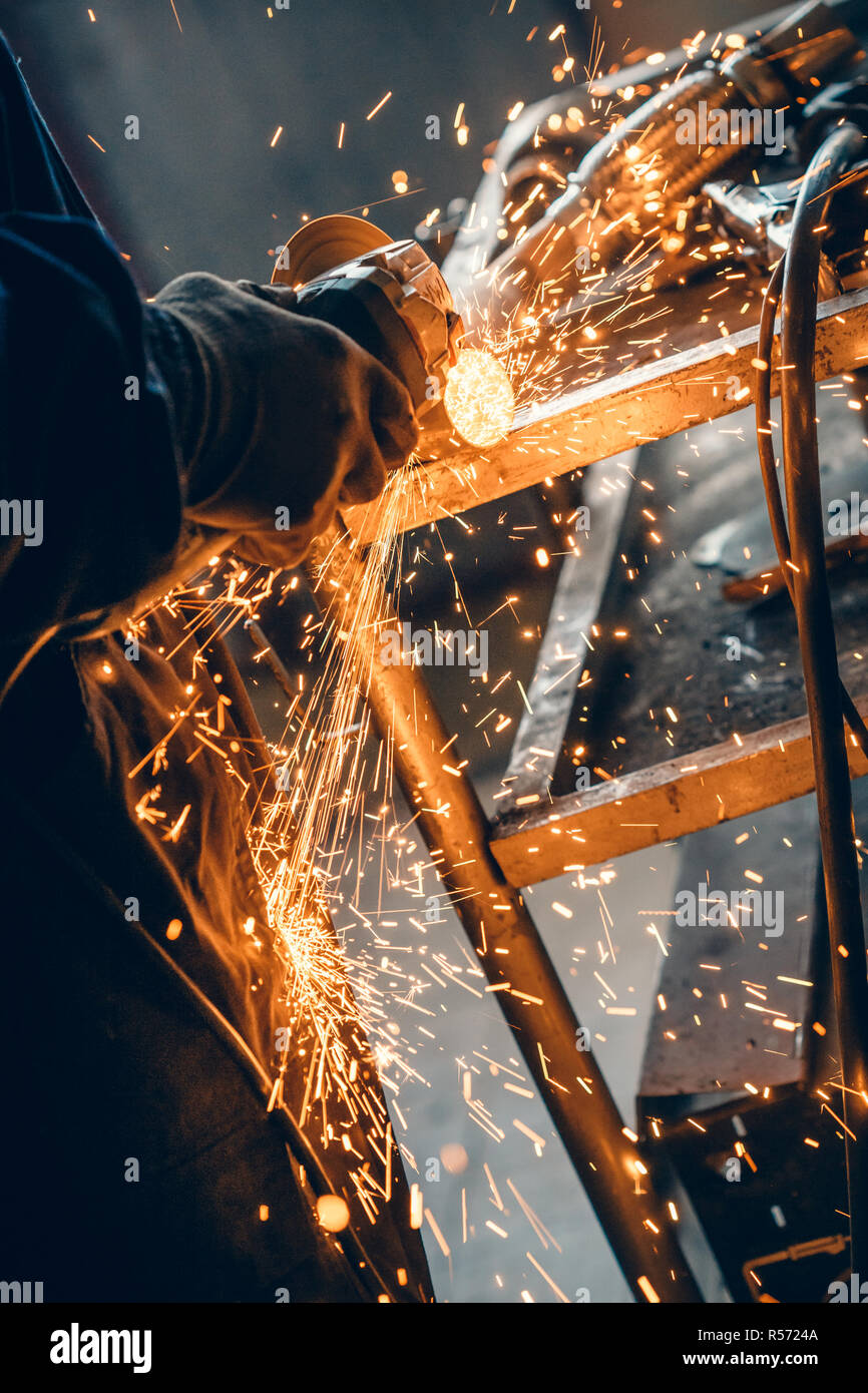 Exhaust sparks hires stock photography and images Alamy