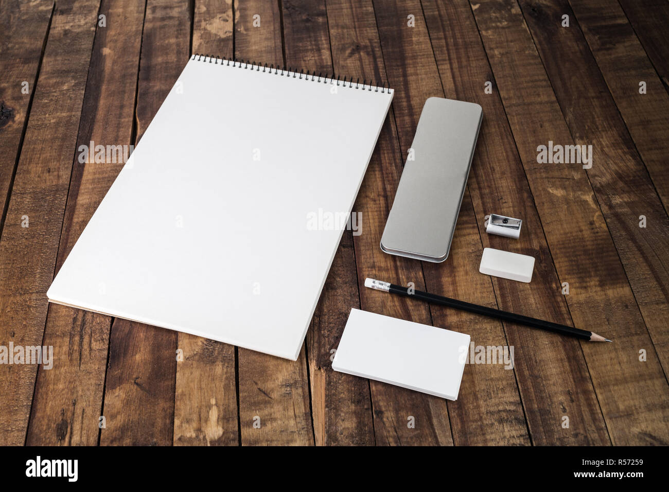 Blank stationery set Stock Photo Alamy