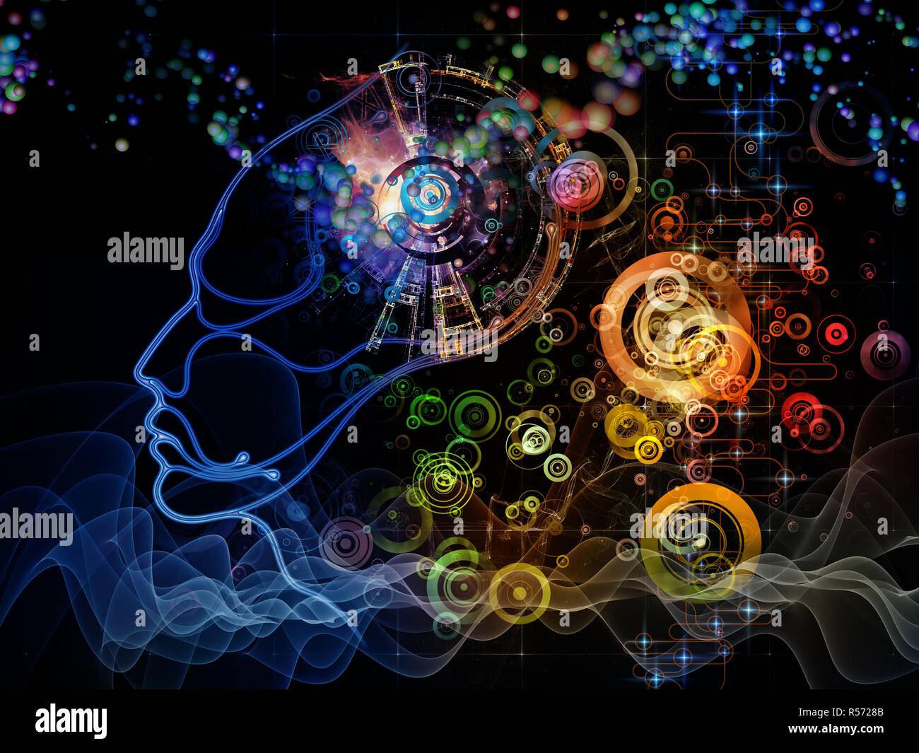 Computing Machine Consciousness Stock Photo - Alamy