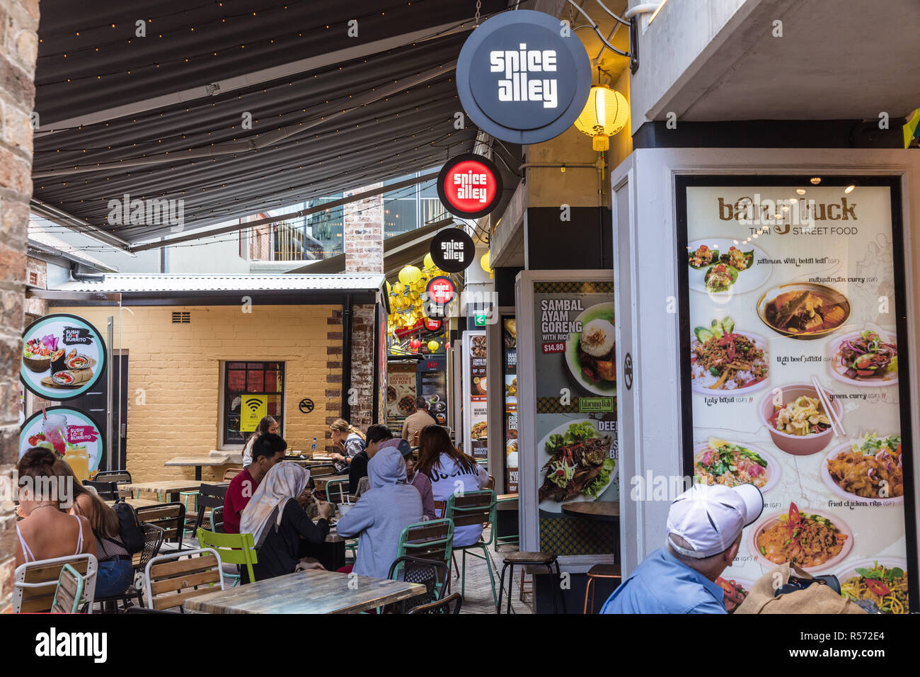 Spice Alley in Sydney Stock Photo Alamy