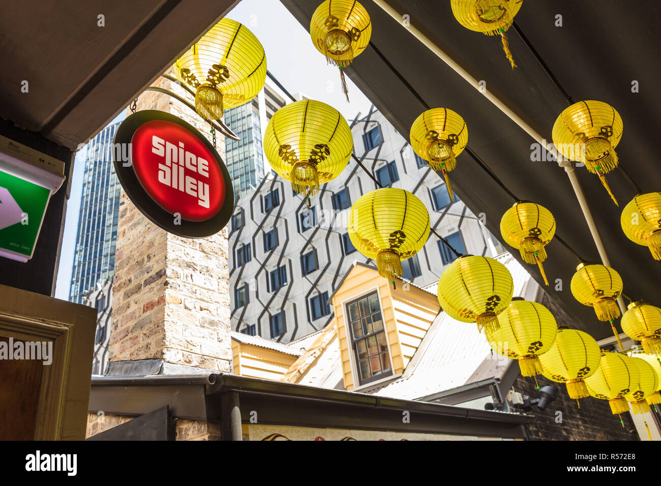 Spice Alley in Sydney Stock Photo Alamy