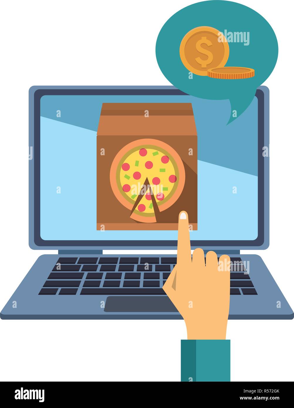 Online food order and delivery Stock Vector Image & Art Alamy