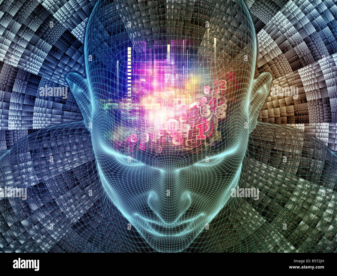 Visualization of Digital Identity Stock Photo Alamy