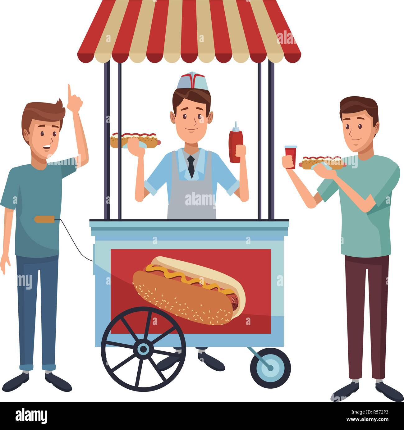 Hot Dog Booth Business Stock Vector Image Art Alamy hot-dog-booth-business-stock-vector-image-art-alamy