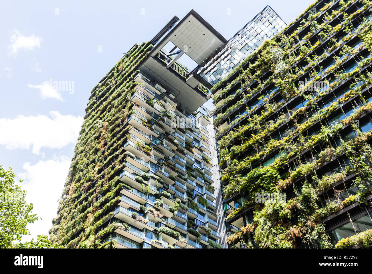 The Award-winning One Central park development in Sydney Stock Photo