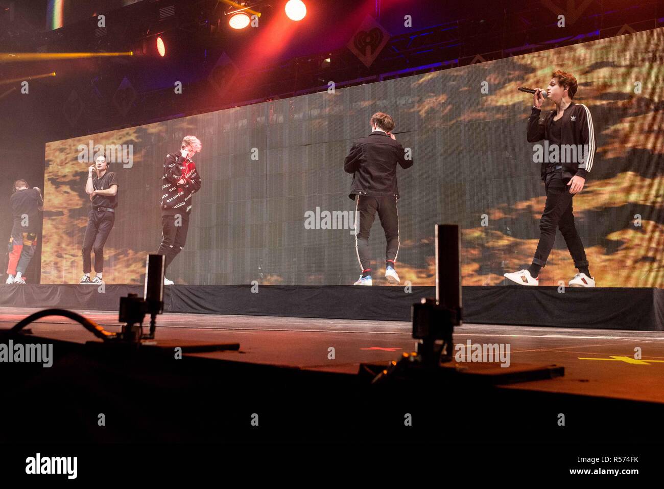 "Why Don't We", performing at the 2018 iHeartRadio Jingle Ball in