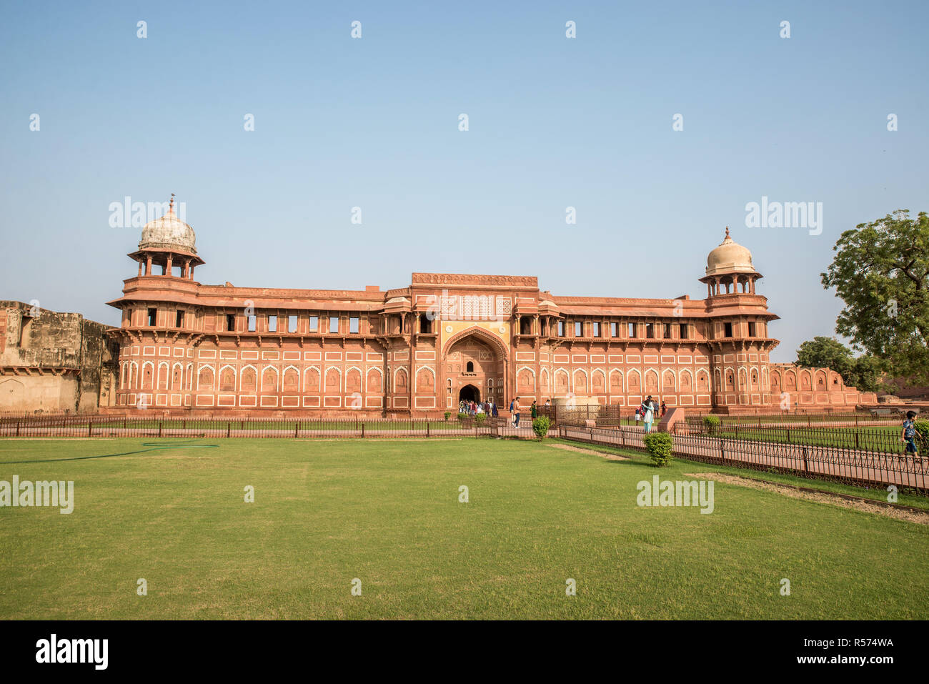 Jahangiri Palace inside Agra Fort, Uttar Pradesh, India Stock Photo
