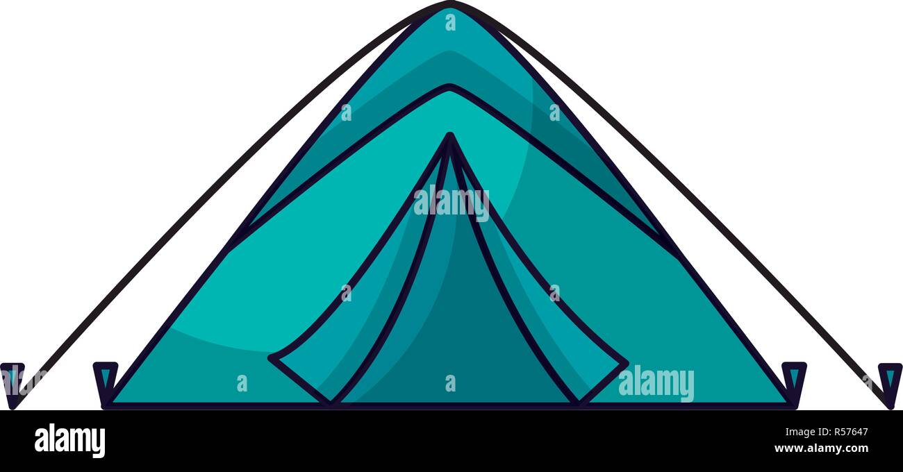 tent camping on white background vector illustration Stock Vector Image ...