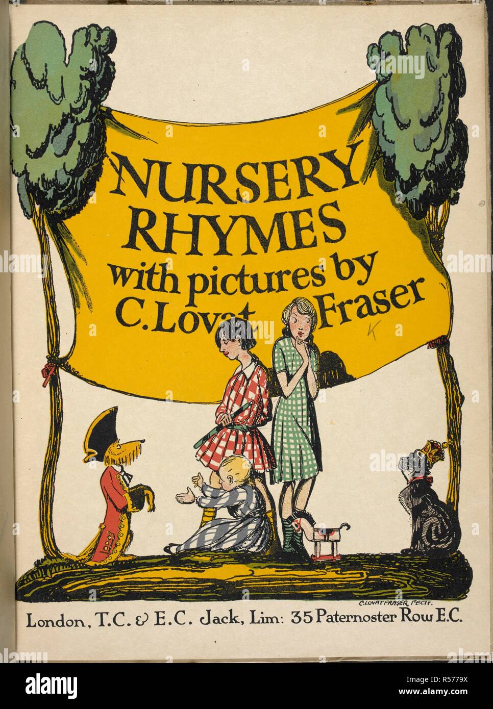 Title page. Nursery Rhymes, with pictures by C. L. Fraser. London T