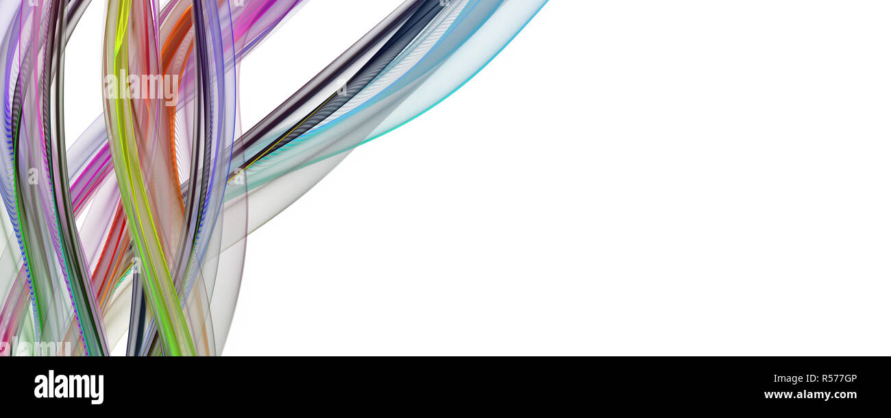 Abstract elegant wave panorama design with space for your text Stock ...