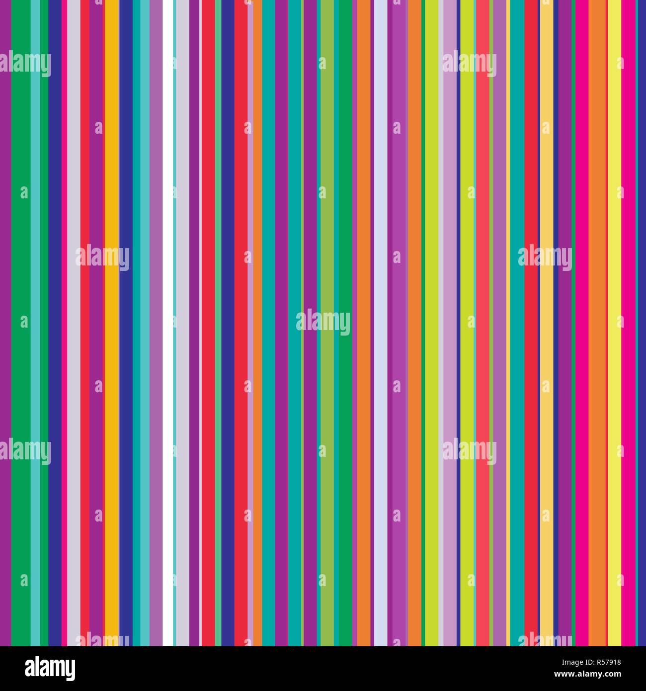 Abstract striped geometric multicolor seamless pattern background Stock Vector