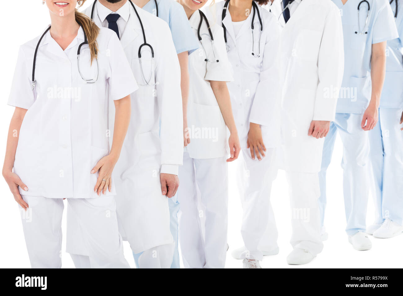 Close up delighted doctor hi-res stock photography and images - Alamy