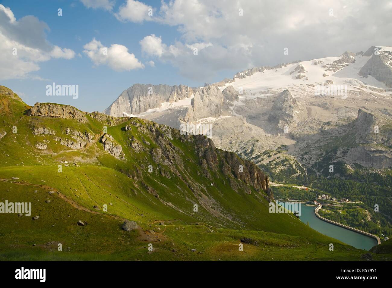 Dolomites Summer Landscape Stock Photo - Alamy
