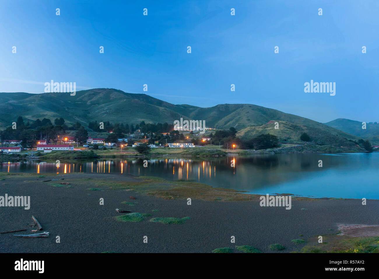 Rodeo Beach Lagoon Stock Photo - Alamy