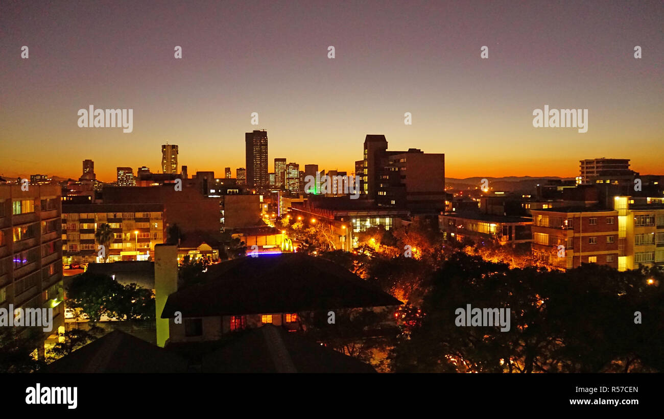 at night in pretoria Stock Photo Alamy