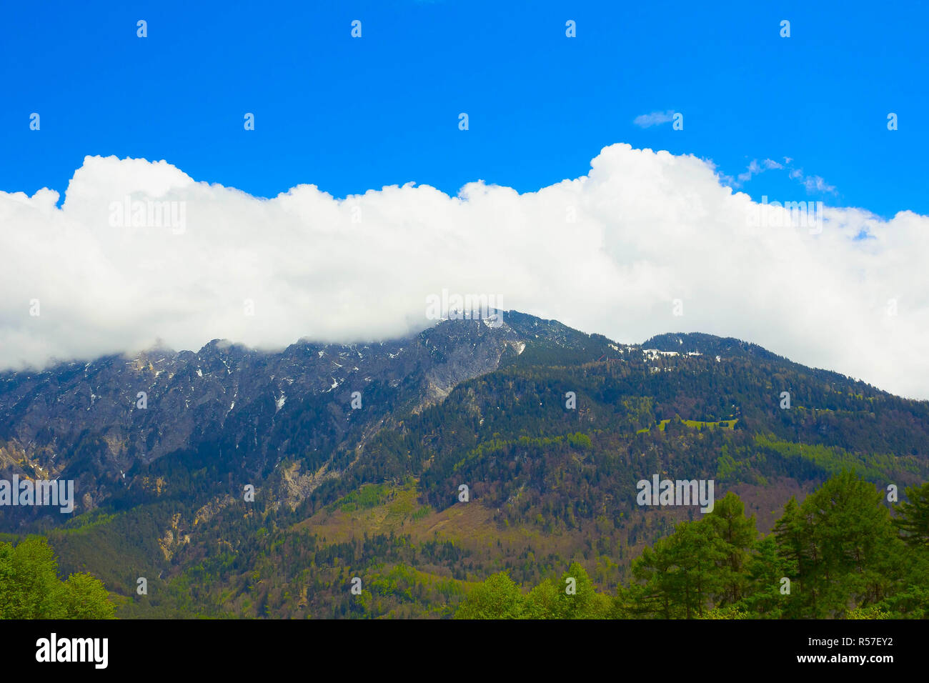 The beautiful view of the Swiss alps Stock Photo - Alamy