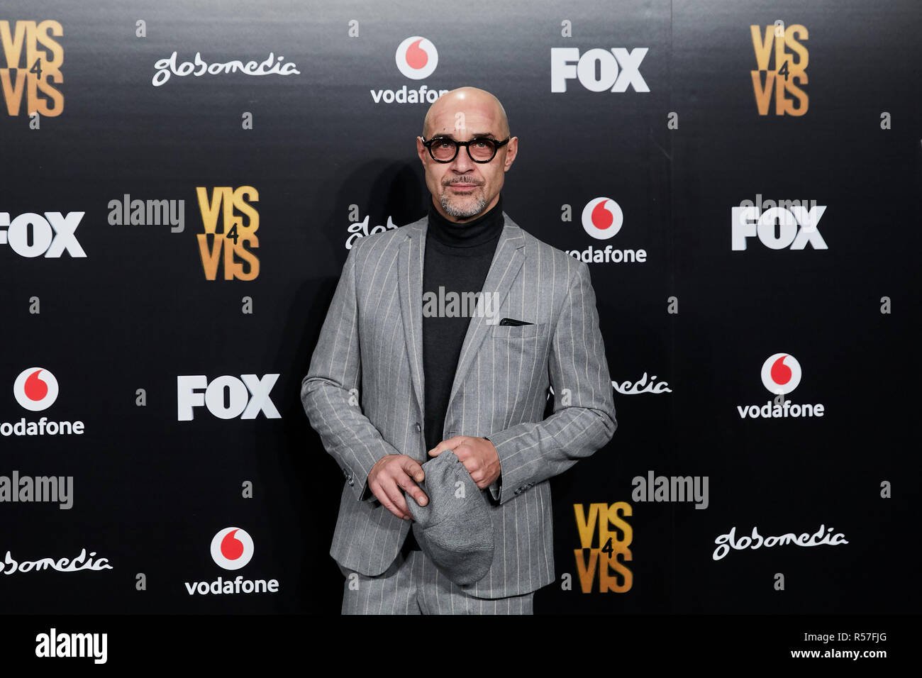 Ramiro Blas attends Vis a Vis season 4 premiere at Callao City Lights cinema in Madrid Stock