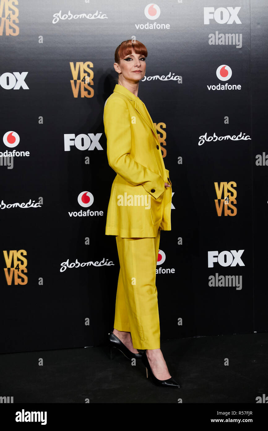 Najwa Nimri attends Vis a Vis season 4 premiere at Callao City Lights
