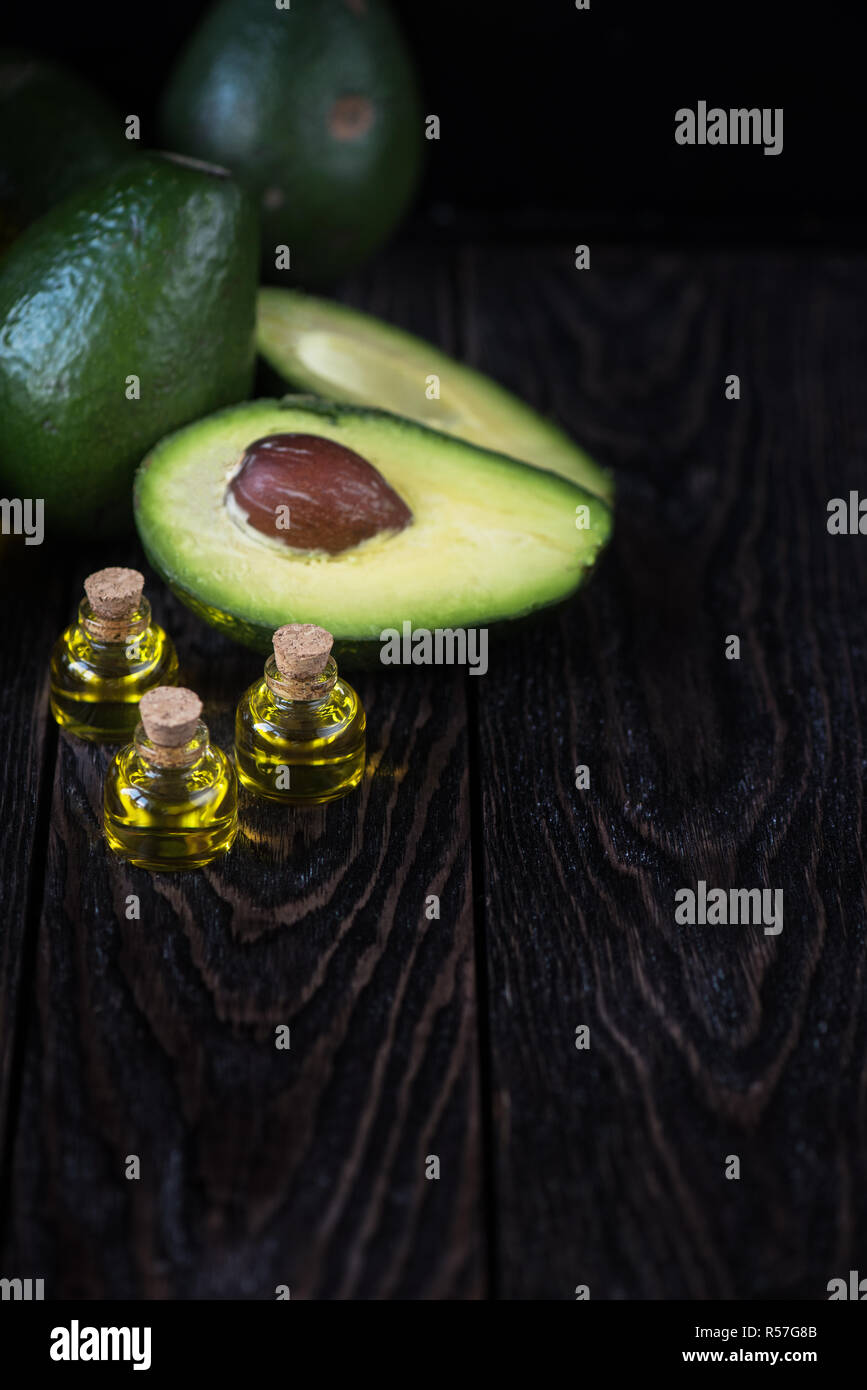 Oil of avocado Stock Photo Alamy