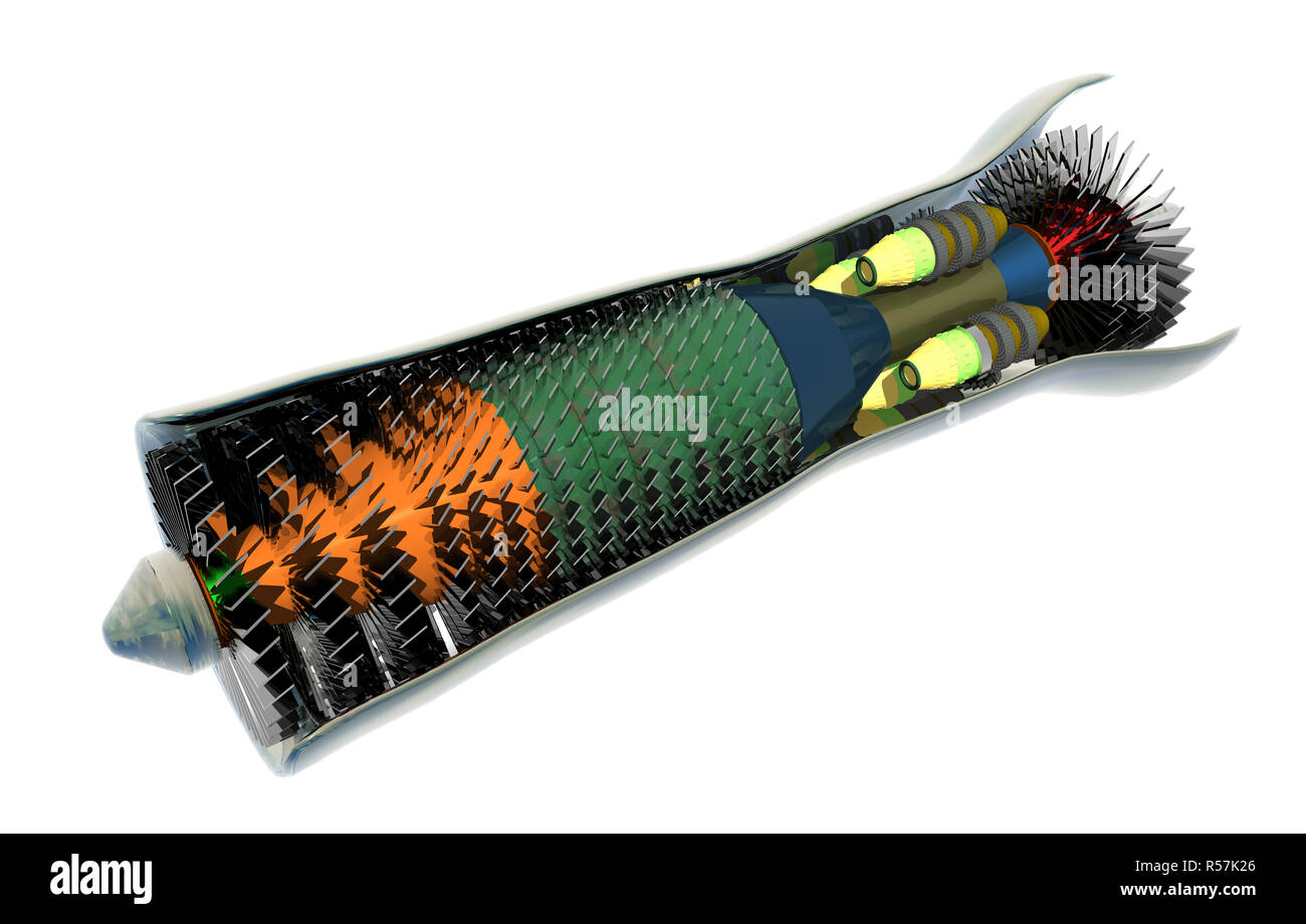 jet engine with engine blades released Stock Photo - Alamy
