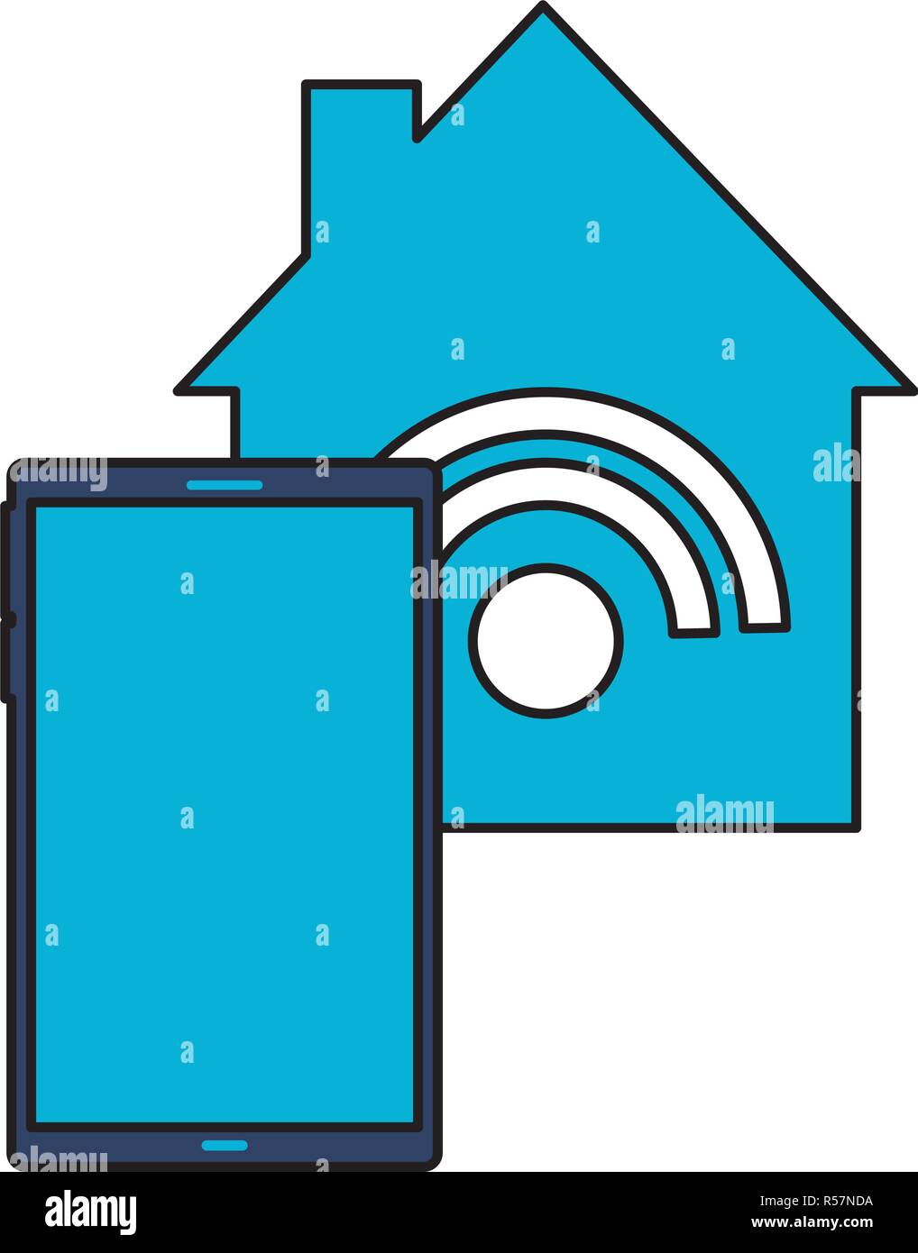 smart home cellphone device control vector illustration Stock Vector Image & Art Alamy