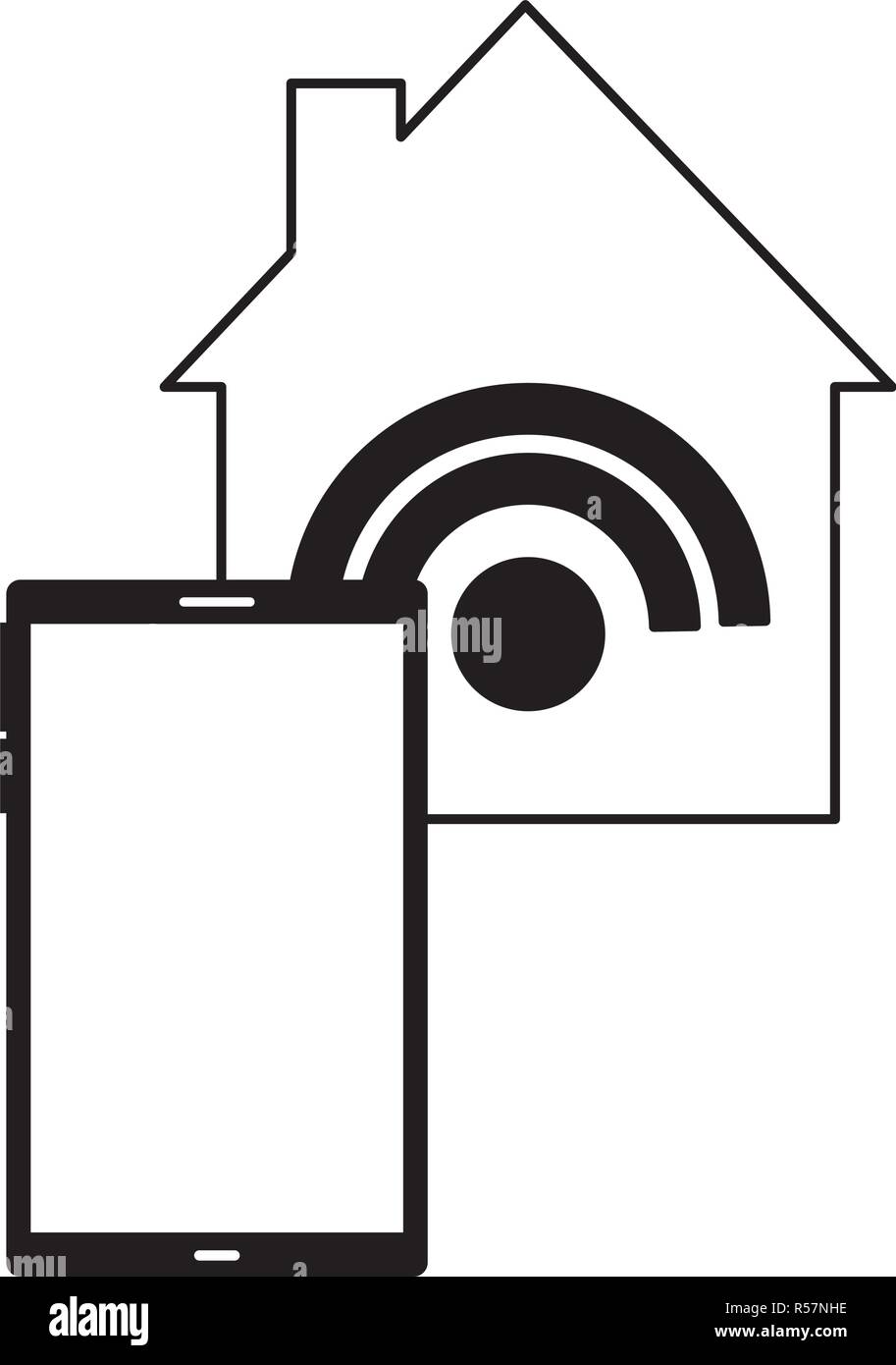 smart home cellphone device control vector illustration Stock Vector Image & Art Alamy