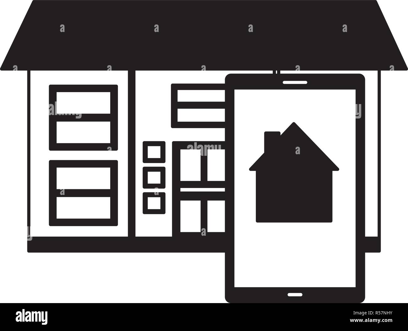 smart home cellphone device control vector illustration Stock Vector Image & Art Alamy