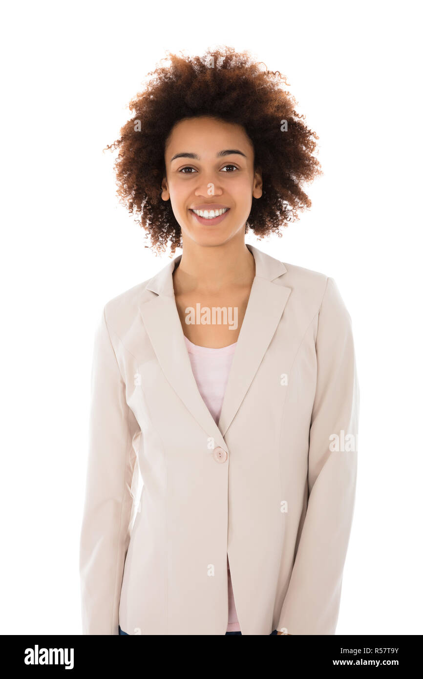 Portrait Of A Female College Student Stock Photo - Alamy