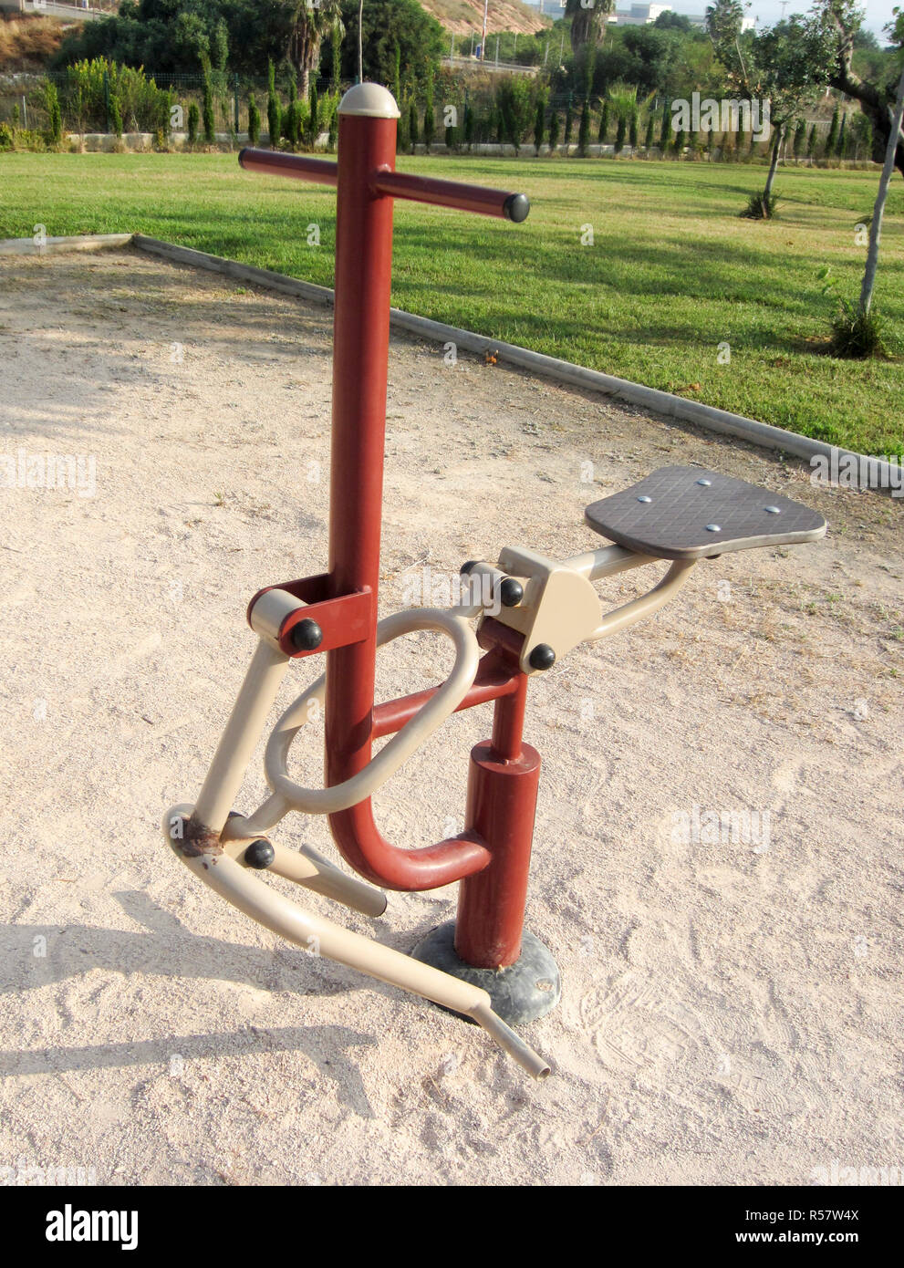 Keep fit equipment stock photo alamy