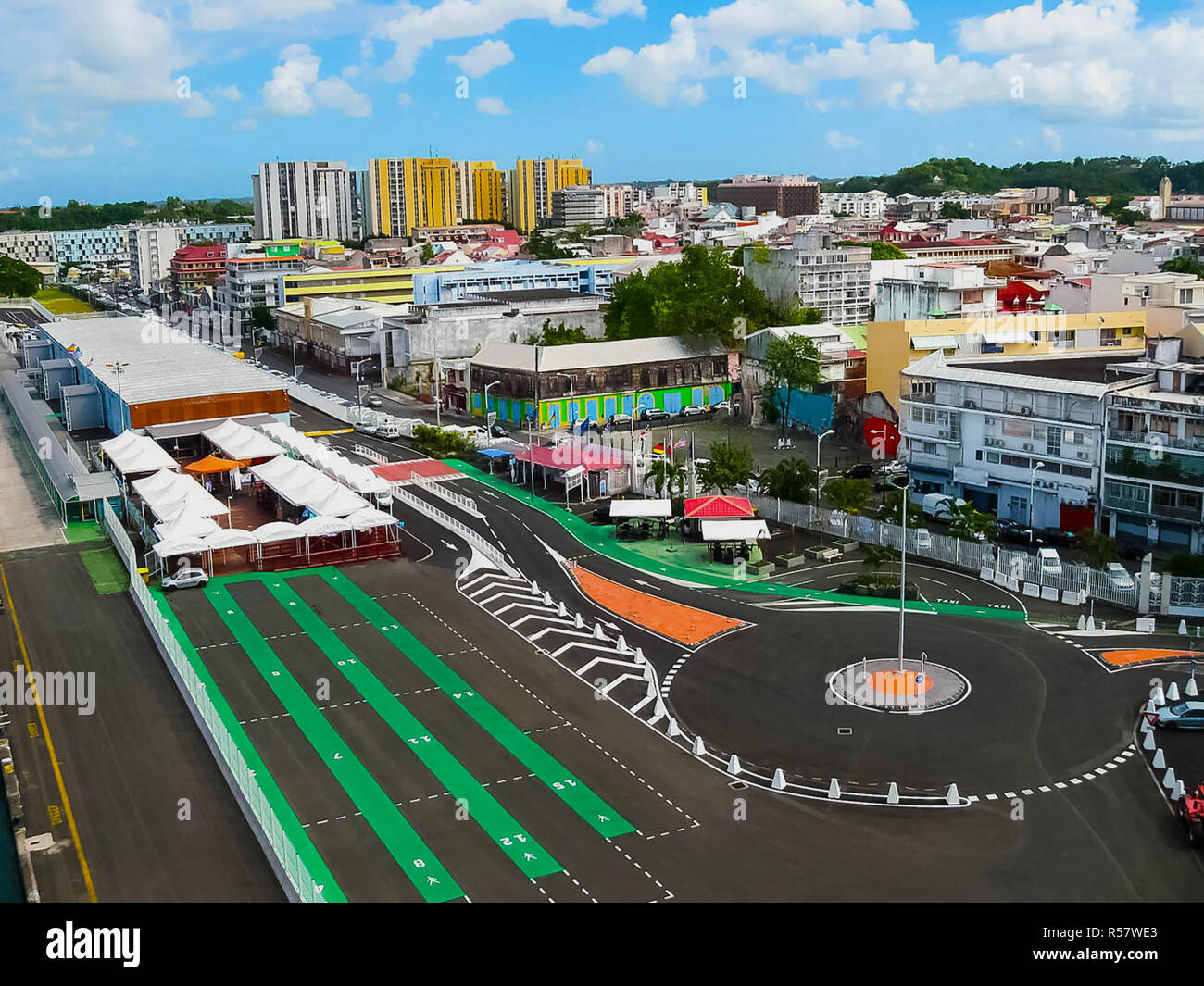 Street landscape of the city PointeaPitre, Guadeloupe Stock Photo Alamy