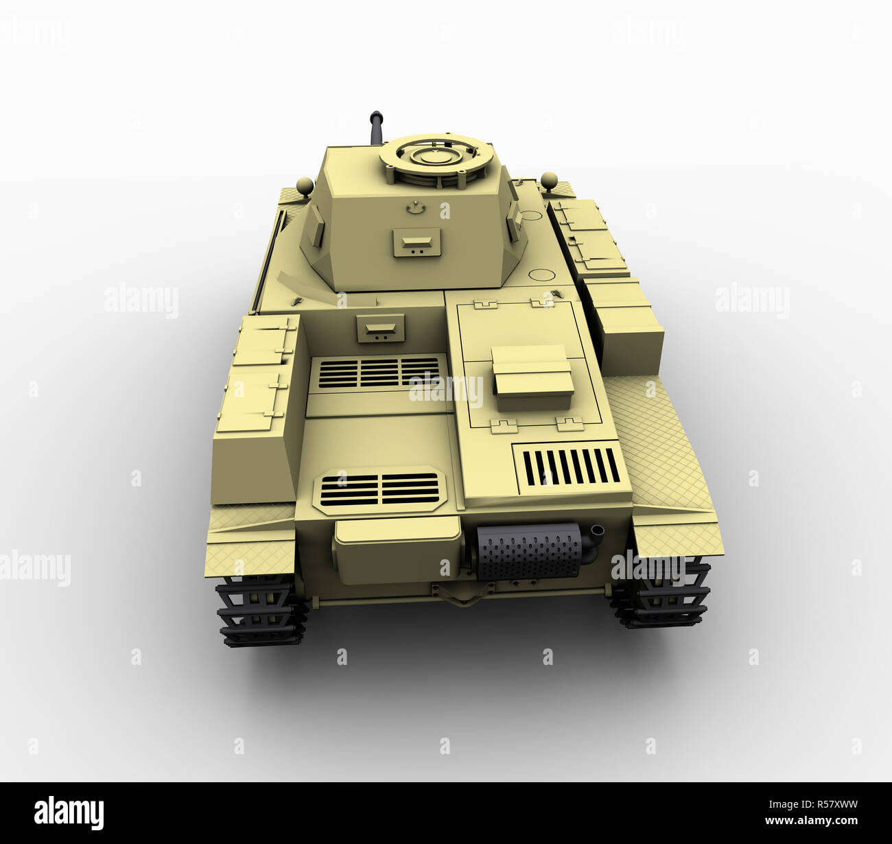 tank with turret released Stock Photo - Alamy