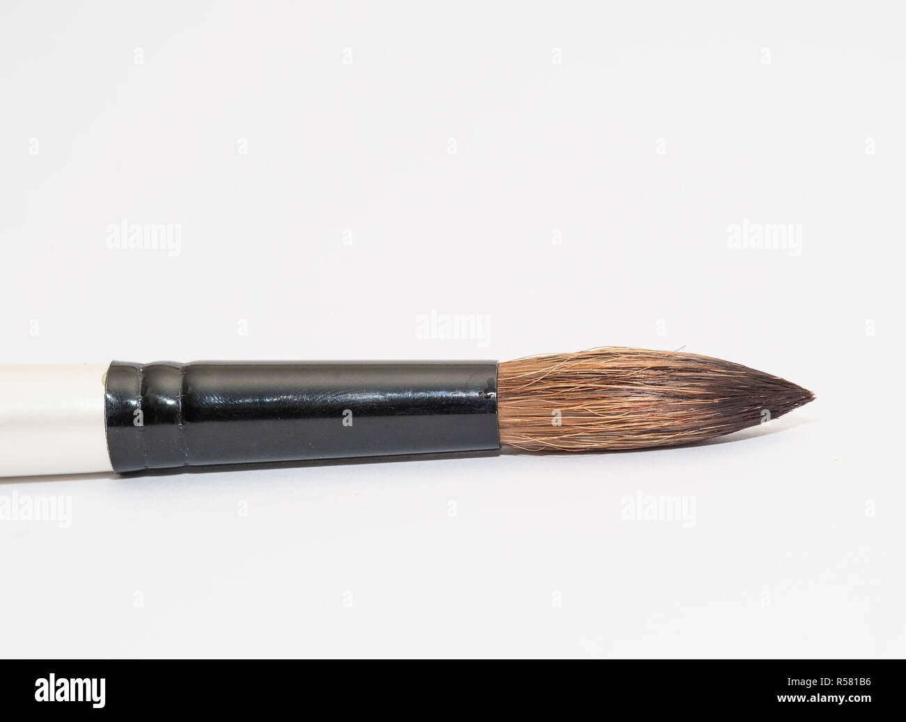 round brush for artist painting Stock Photo Alamy