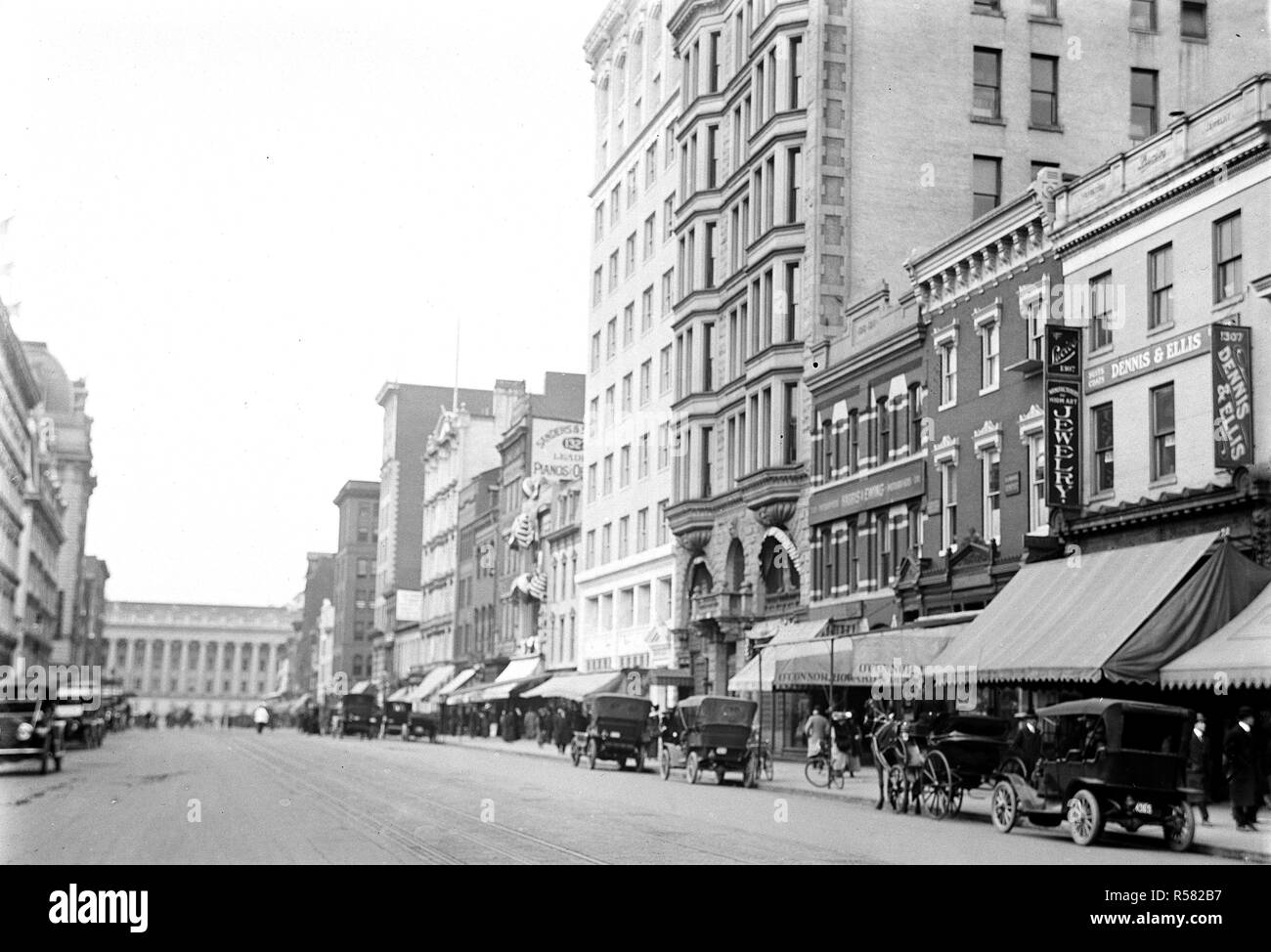 Washington d c street scene 1910s Black and White Stock Photos & Images ...