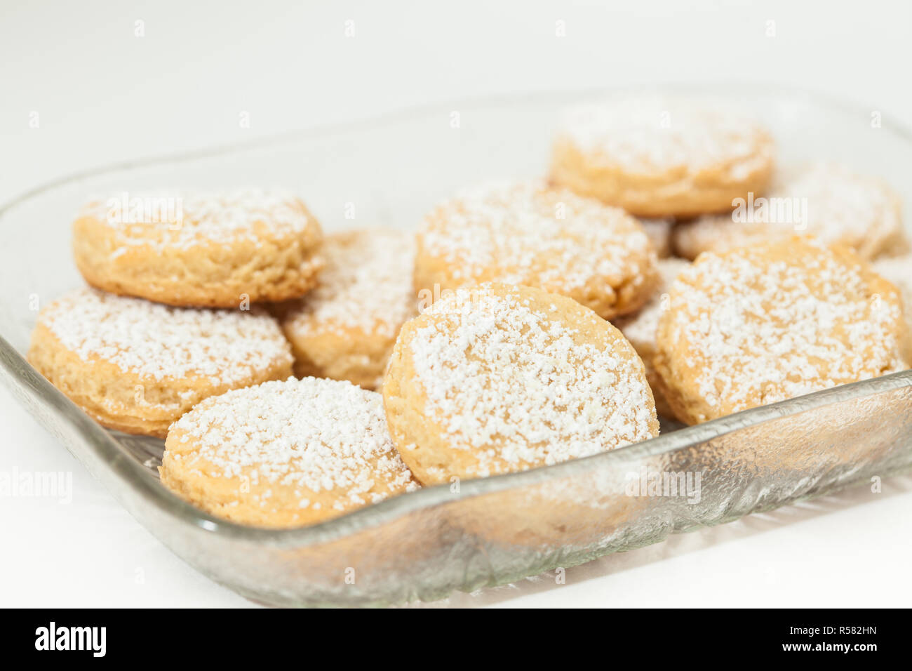 Just baked butter cookies Stock Photo Alamy
