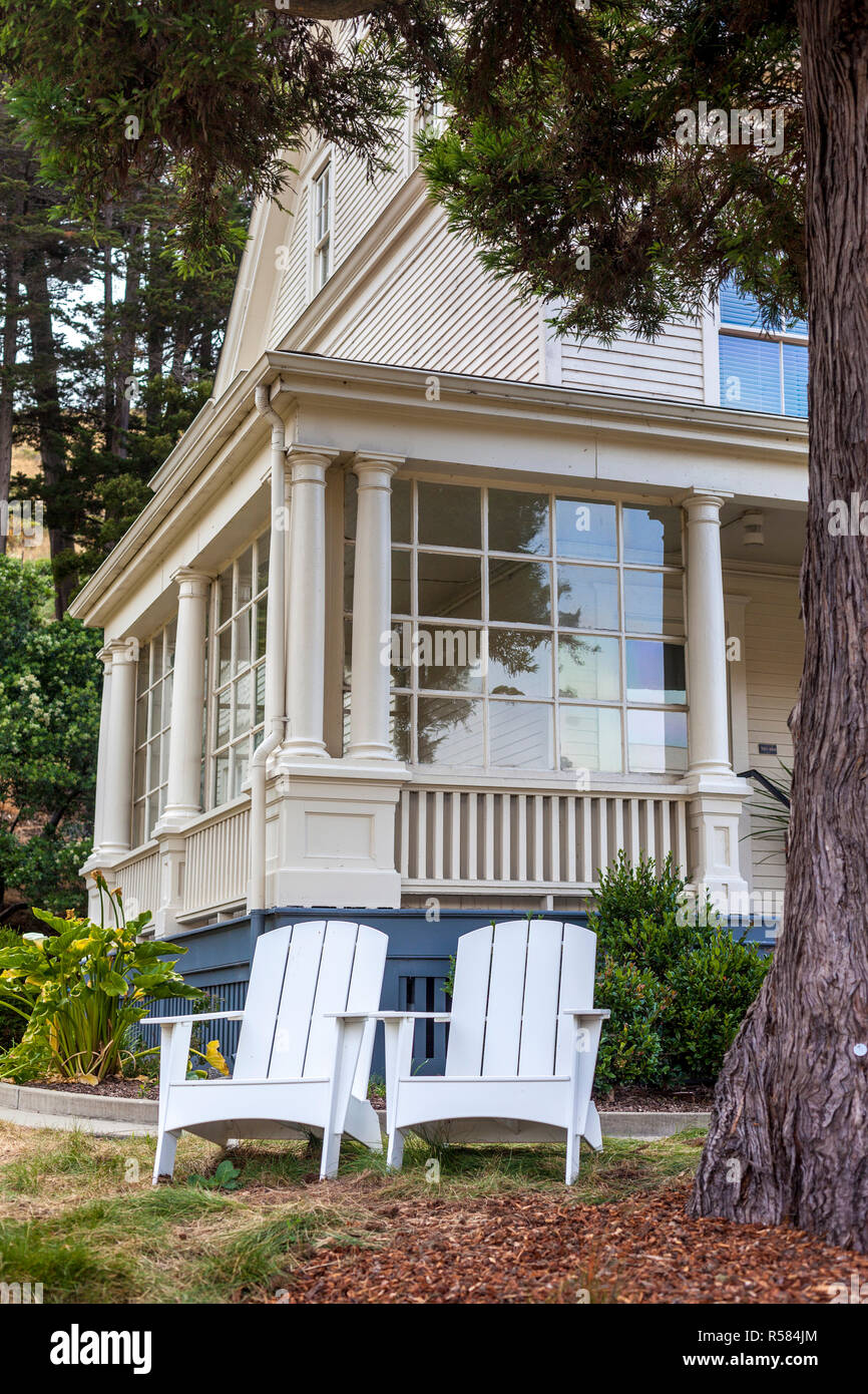Fort Baker Chairs Stock Photo Alamy
