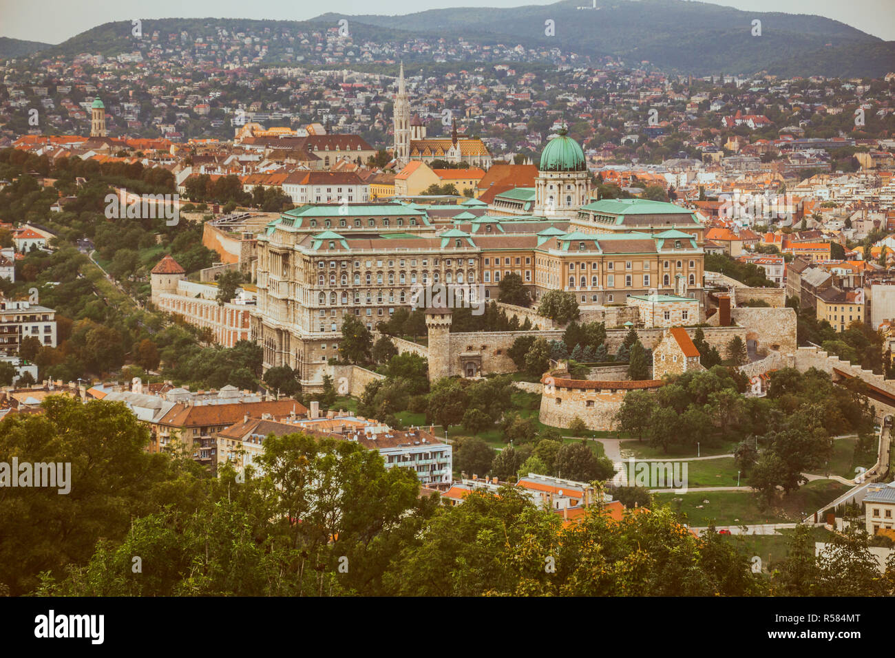 The Buda Castle of Budapest, Hungary Stock Photo - Alamy