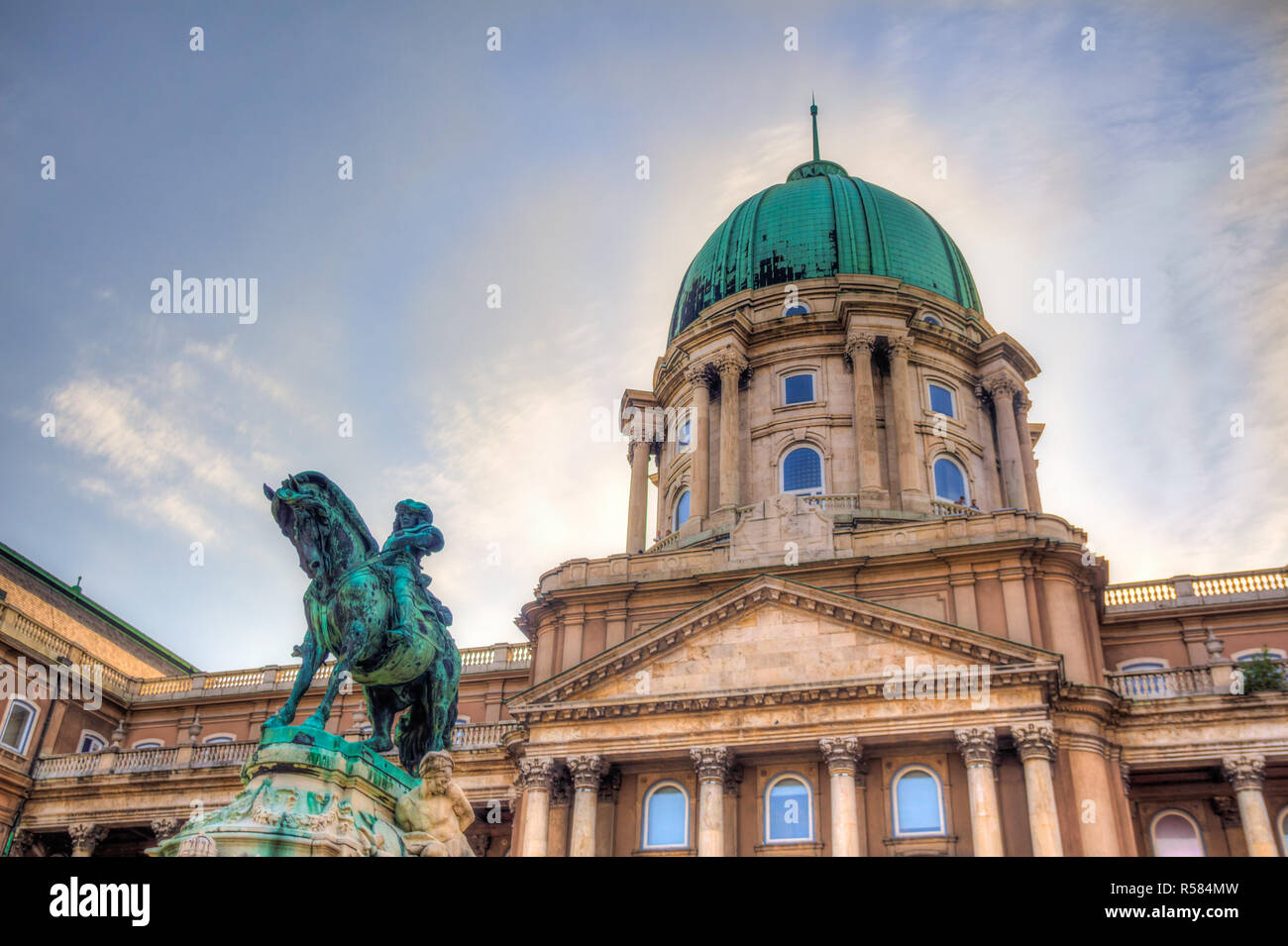 The Buda Castle of Budapest, Hungary Stock Photo - Alamy
