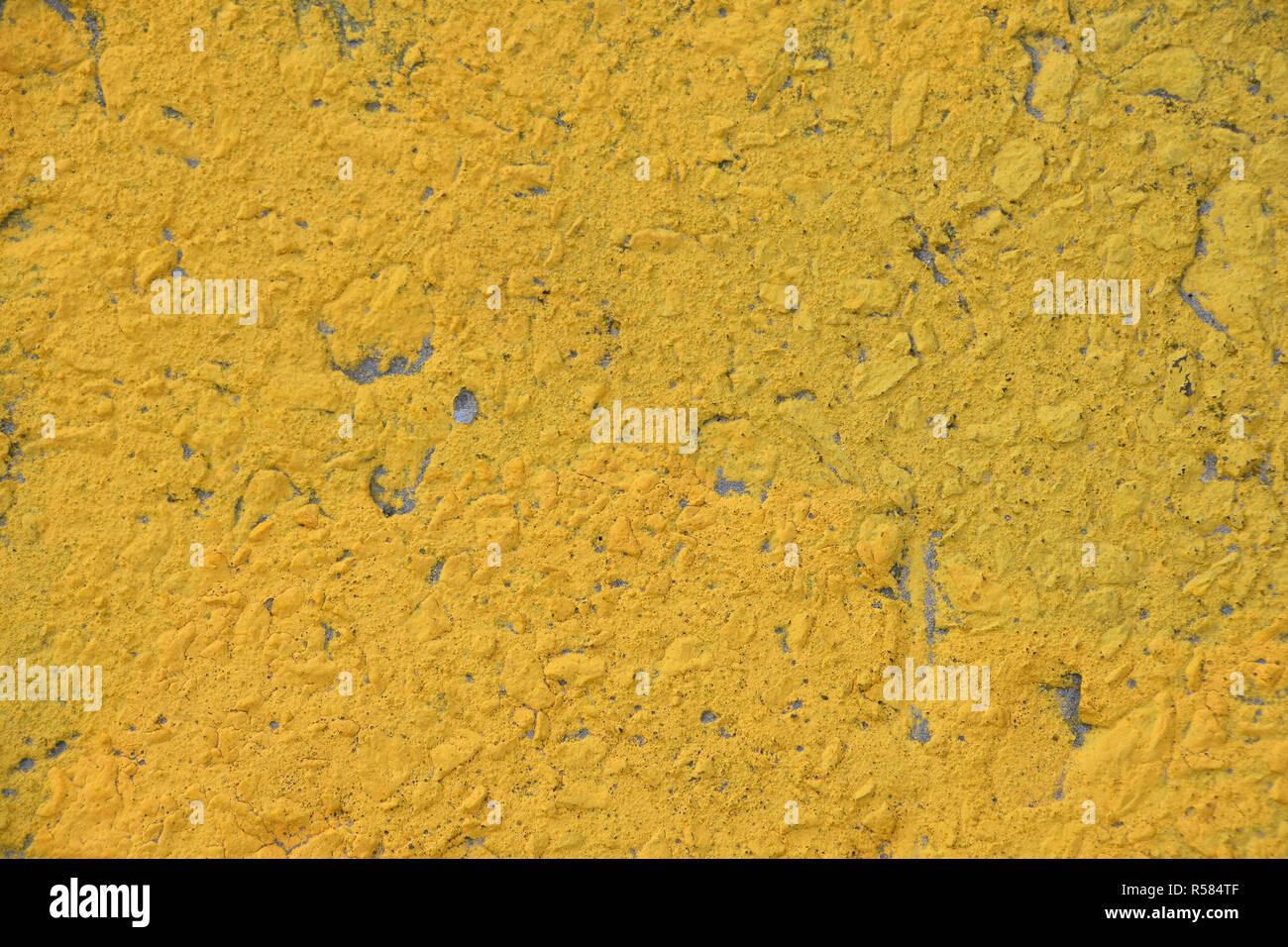 Yellow painted rough concrete wall texture Stock Photo Alamy