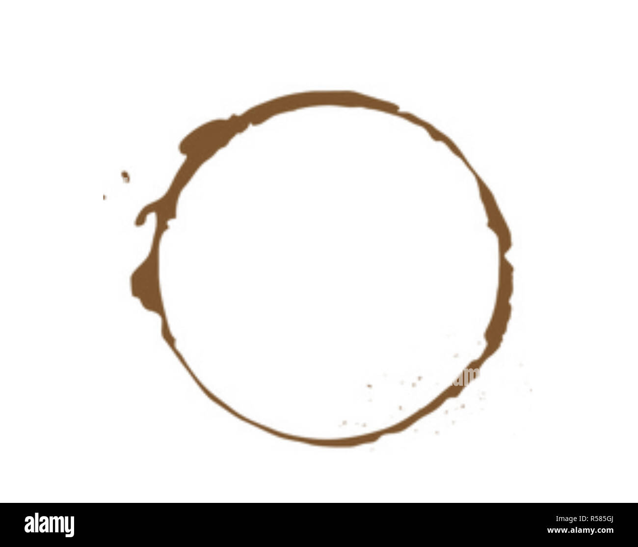 coffee stains on pad free Stock Photo Alamy